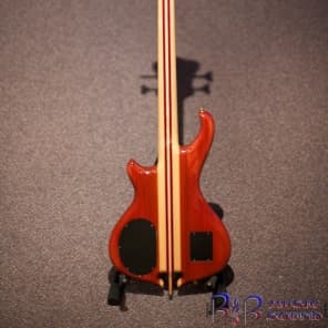 Alembic BURLREDWOOD4 Custom Burl Redwoood Top 4 String Bass with Hard Case image 9