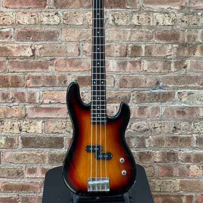 Austin D4L3038 Short Scale Electric Bass Guitar 1980s - Sunburst for sale