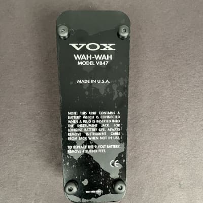 Vox Wah Model V847  1990s image 4