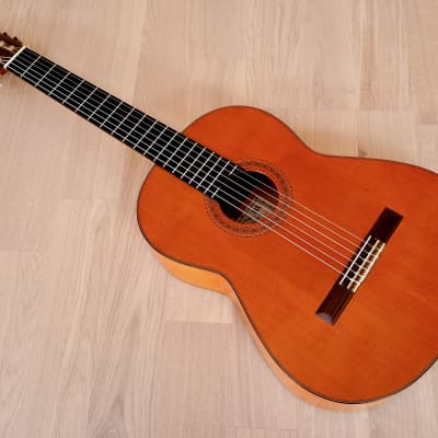 1976 Mitsuru Tamura 1500 Vintage Flamenco Nylon String Acoustic Guitar w/ Case image 12