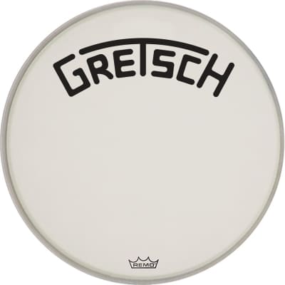 Gretsch Bass Drum Head Coated 22" w/Broadkaster Logo image 1