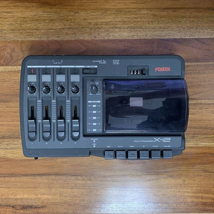 Fostex X12 4 Track Analog Multitrack Cassette Tape Recorder Reverb