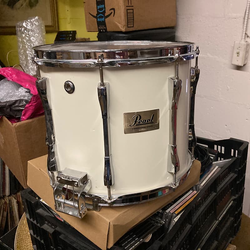 Pearl Marching Competitor Series 13x11" Snare Drum 2010s - White Covering #3 image 1