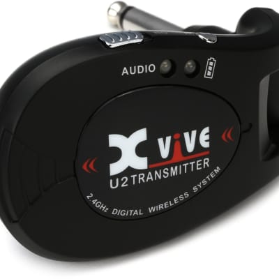 Xvive U2T Wireless Guitar Transmitter for U2 System - Black image 1