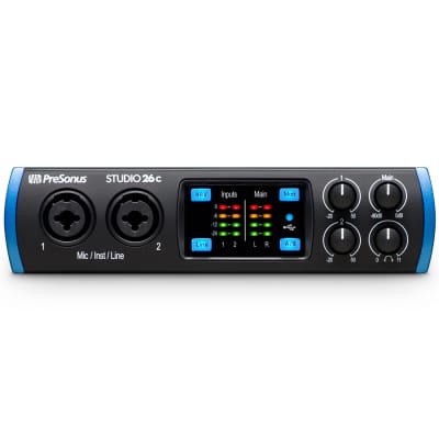 PreSonus Studio 26C 2x4 USB-C Audio / MIDI Interface | Reverb