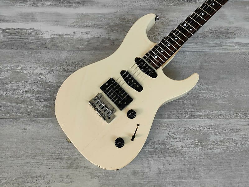 1996 Charvel Japan MyG Dinky Superstrat (White) | Reverb