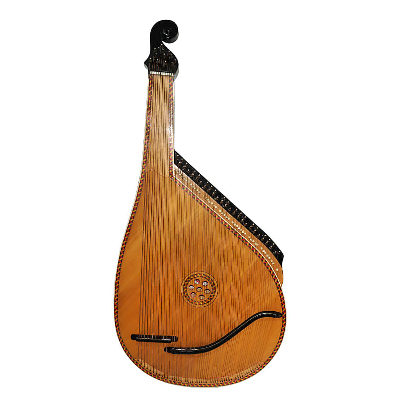 Vintage Traditional Ukrainian Bandura 55 String Original Folk Musical  Instrument Wonderful sound! Incl. Soft Case and Tuning Key