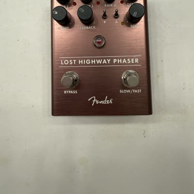 Reverb.com listing, price, conditions, and images for fender-lost-highway-phaser-pedal
