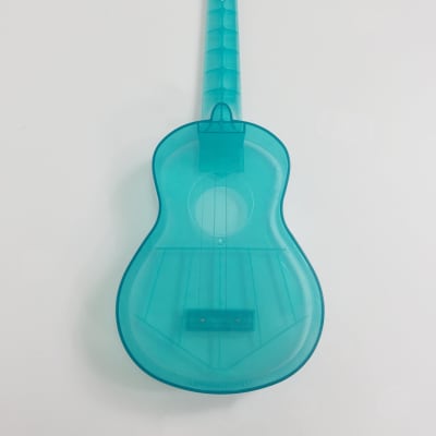UK11 Transparent Soprano Ukulele 21" + Free Gig Bag, Pick - Blue / Acoustic / 21" Soprano image 5