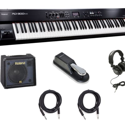 Roland RD-300NX Digital Stage Piano / KC-150 Bundle
