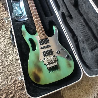 Ibanez JEM7-BSB Steve Vai Signature 1995 - 2001 - Burnt Stained Blue for sale