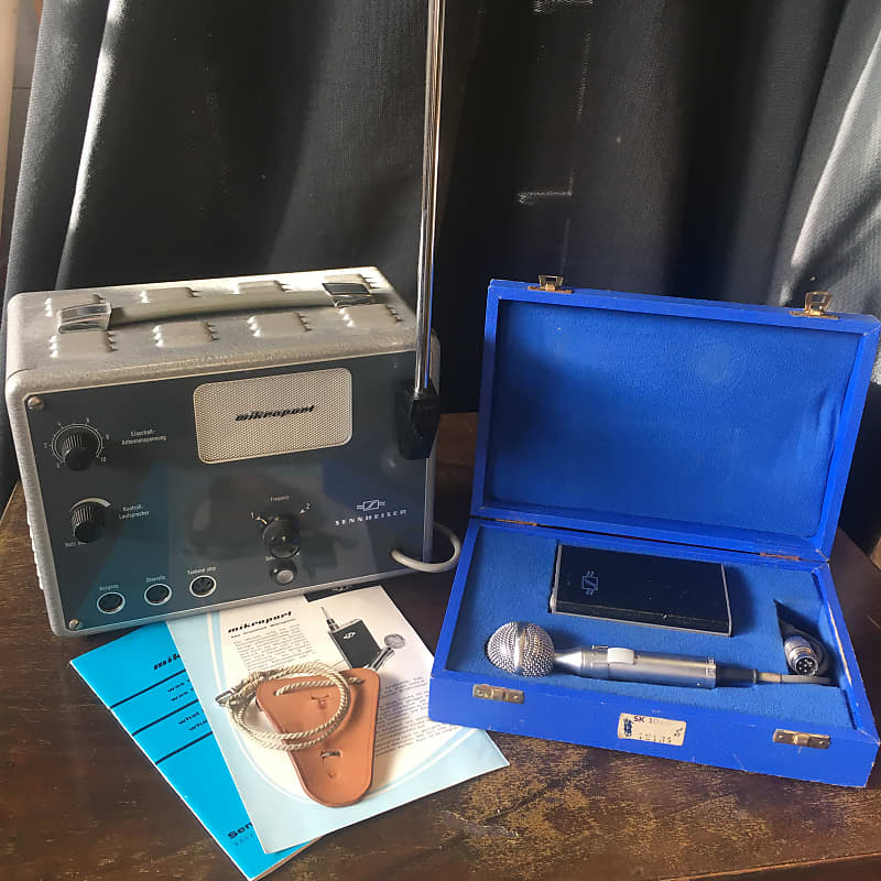 Sennheiser Complete Rare First Vintage Mikroport Wireless Mic