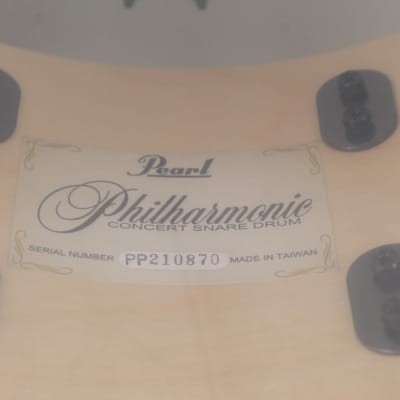 Pearl Philharmonic Concert Snare 6.5 x 14 Maple/Birch Snare Drum w  Hardshell Case