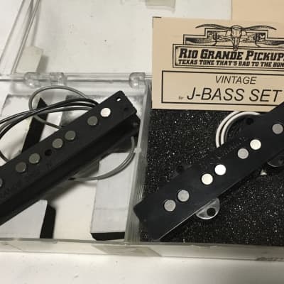 Rio Grande Pickups Vintage J-Bass Set Black