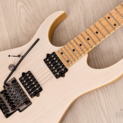 2017 Ibanez Prestige RG652AHML Left-Handed Antique White Blonde, Near-Mint w/ Case image 8