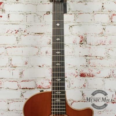 Taylor 714ce V-Class Acoustic/Electric Guitar  Western Sunburst x0056 image 3