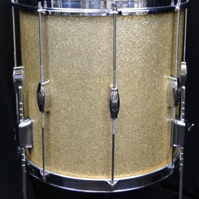 Camco 20/12/14" Drum Set - 1960s Silver Sparkle image 6