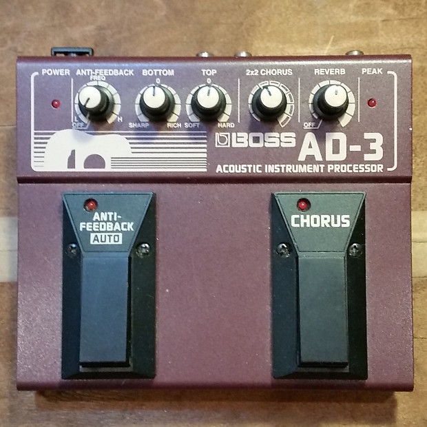 Boss AD-3 Acoustic Instrument Processor image 1