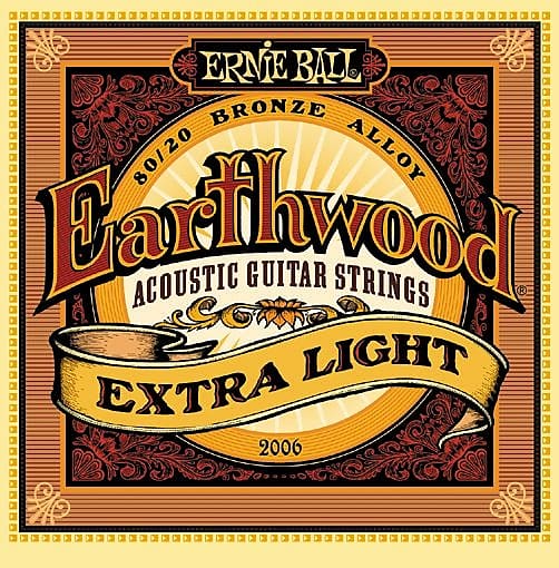 Ernie Ball Earthwood Acoustic Strings - Extra Light image 1