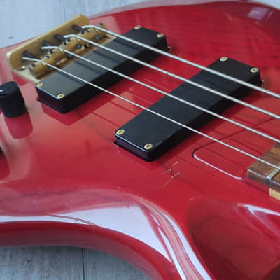 1998 Edwards (by ESP Japan) EFR-95 Forest Series Bass (Transparent Red) image 6
