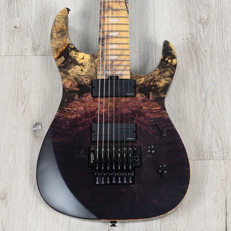 Legator Ninja N7XFR 7-String Guitar, Fishman Fluence Pickups