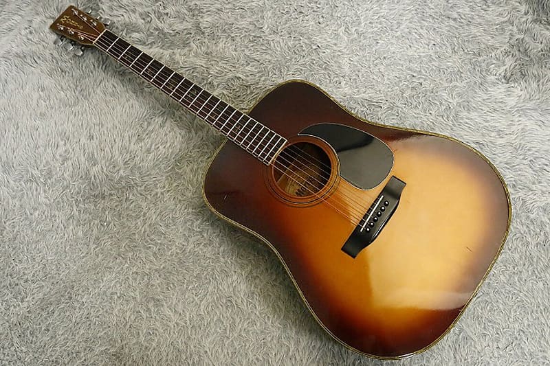 1975 Morris W-40 Square Shoulder Dreadnought - 3-Piece Back