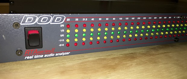 DOD RTA series ii リアルタイムオーディオアナライザー DOD RTA-Series II Real Time Spectrum Analyzer With