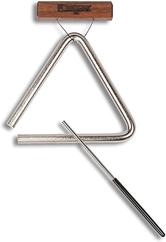 Tree Works 6" Studio Grade Triangle With Stainless Steel Beater image 1