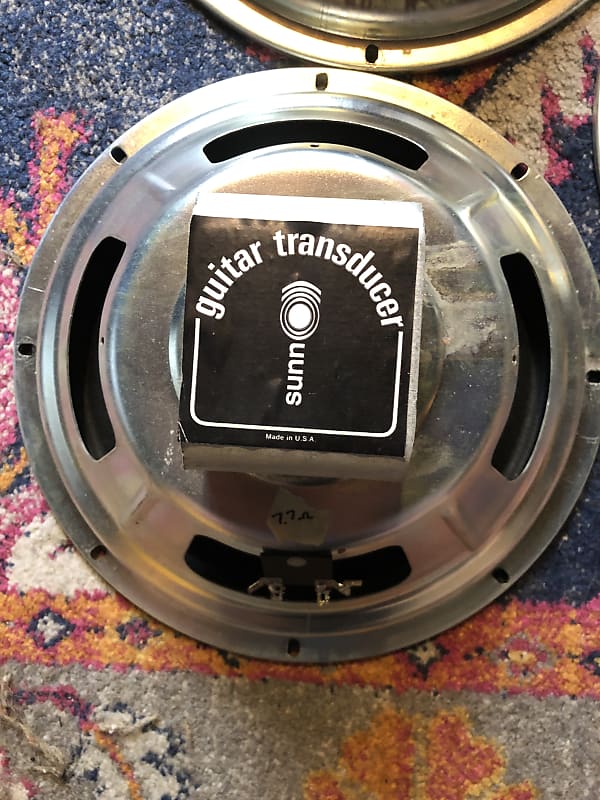 Sunn Guitar Transducer 1970s 12" Speaker 3of3 Reverb