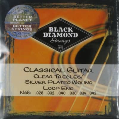 Black Diamond N68 Classic Clear Trebles Silverplated Wound Set