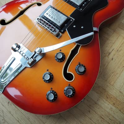 Zerosette SAD 2 V Super "Barney Kessel"-style guitar ~1970 made in Italy image 4