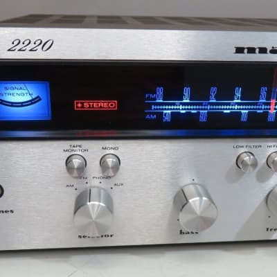 MARANTZ 2220 RECEIVER WORKS PERFECT SERVICED FULLY RECAPPED GREAT CONDITION image 6