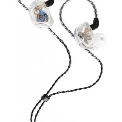 Stagg SPM-435 TR Quad Driver Sound Isolating In Ear Monitors with Case -Translucent image 6