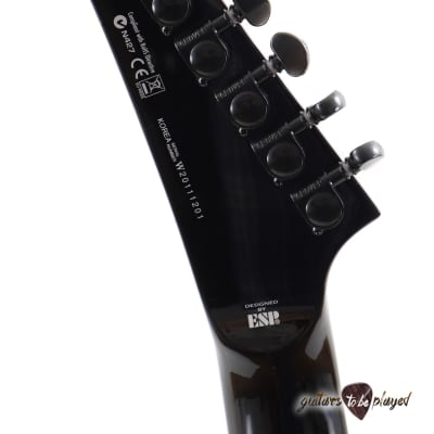 ESP LTD MH-1007 EverTune 7-String EMG Guitar – Black image 6