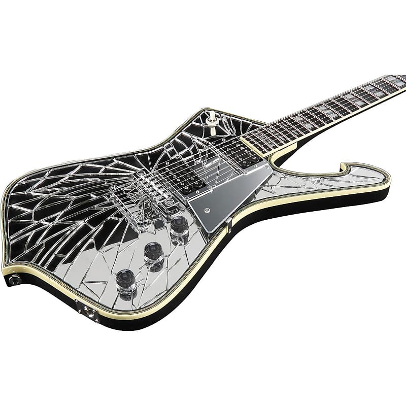 Ibanez PS1CM Paul Stanley Signature Cracked Mirror Iceman | Reverb