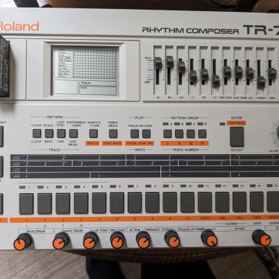Roland TR-707, Circuit Benders Pitch Mod & HKA Design ROM Expander + Cymbals
