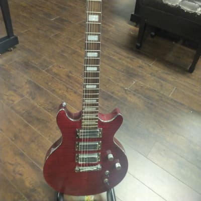 RARE New Alden custom 2019 Red Flamed maple - Gibson-Style Half Price! image 2