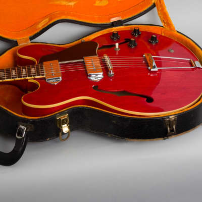 Gibson  ES-330TDC Thinline Hollow Body Electric Guitar (1968), ser. #527040, original black hard shell case. image 12