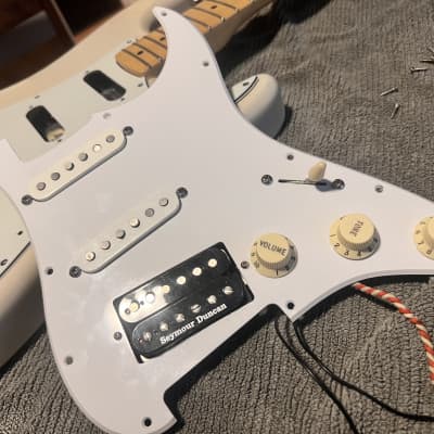 Fender Stratocaster Loaded Pickguard w/Tex Mex/Seymour Duncan SH-4 JB image 1