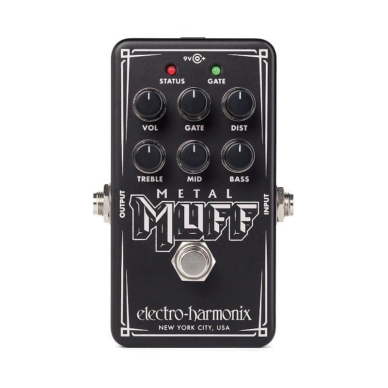 Electro-Harmonix EHX Nano Metal Muff Distortion Effects Pedal w/ Noise Gate