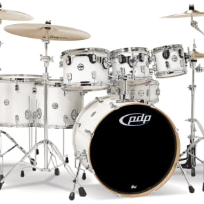 PDP PDCM2217PW Concept Maple Series 7x8" / 8x10" / 9x12" / 12x14" / 14x16" / 18x22" / 5.5x14" 7pc Shell Pack