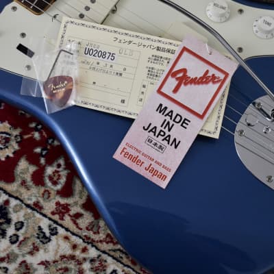 2011 Fender Japan JM66 Jazzmaster Old Lake Placid Blue (OLB) with Paperwork, MIJ, Offset, All Original image 3