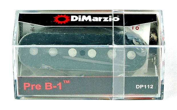 DiMarzio DP112BK Pre B-1 Tele Bridge Pickup image 1