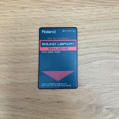 Roland SN-U110-12 Sax & Trombone Data Card for U-110 U-20 U-220 D-70