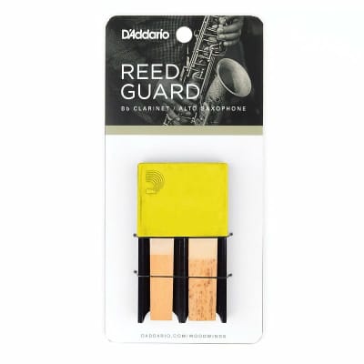 D'Addario Clarinet/Alto Sax Reed Guard -Yellow.P/N drgrd4acyl. Protects Reed Tip image 2