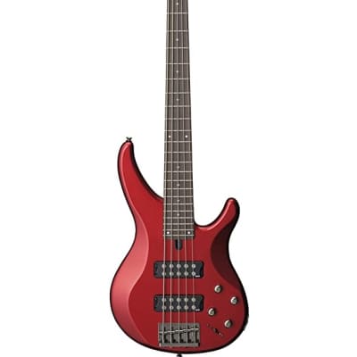 Yamaha BB415 5 String Bass Guitar in Wine Red | Reverb