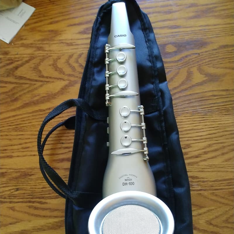 Casio DH100 Digital Horn 1980s Silver Reverb