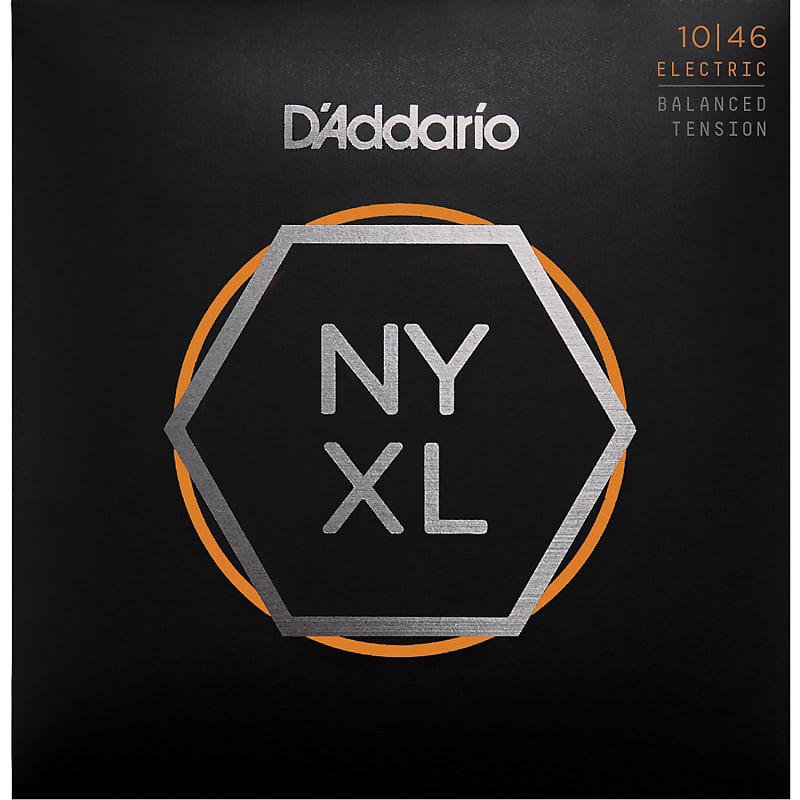 D'Addario NYXL1046BT Nickel Wound Electric Guitar Strings Balanced Tension 10-46 ( 5 Sets) image 1