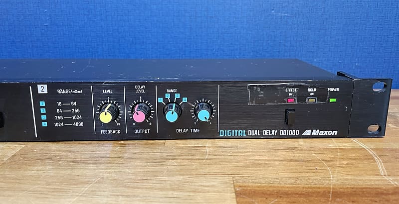 Maxon DD1000 Dual Digital Delay - 80's Vintage Rack