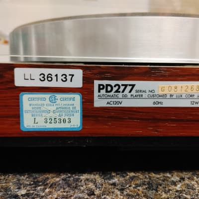 Luxman PD277 Turntable image 5